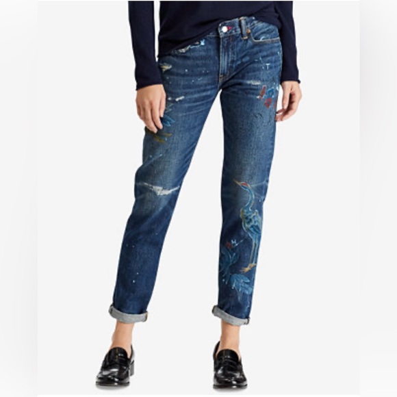 NWT Polo Ralph Lauren Astor Slim Boyfriend Jean sz 30